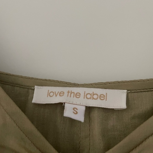 Anthropologie Love the Label Satin Utility Cargo Midi Dress - Picture 8 of 10